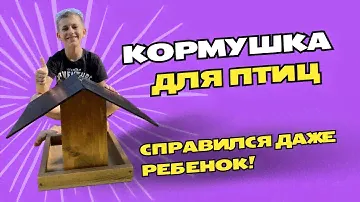 кормушка для птиц своими руками или чем занять ребенка на выходных!