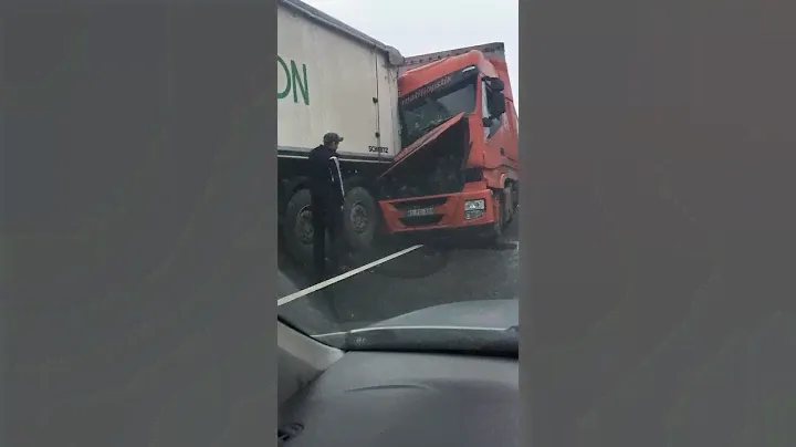 Авария грузовиков возле г. Умань