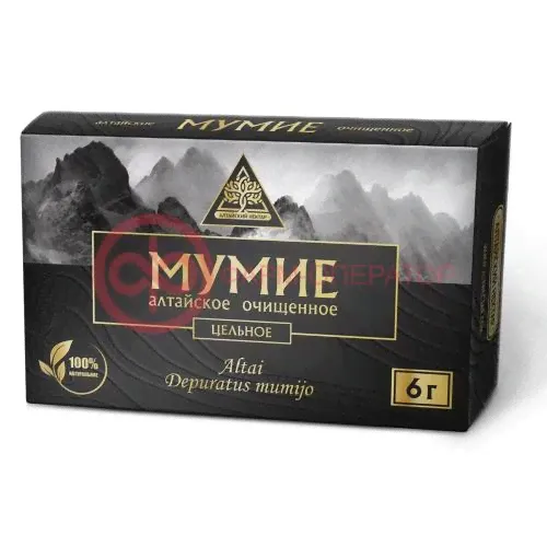 Алтайский нектар мумие 6г. /алтайский нектар/-0