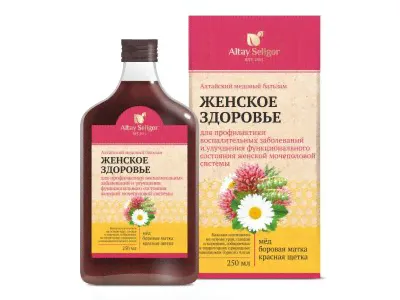 Бальзам Медовый Алтайский "Женское здоровье" 250 мл,Алтай Селигор ООО (Россия)
